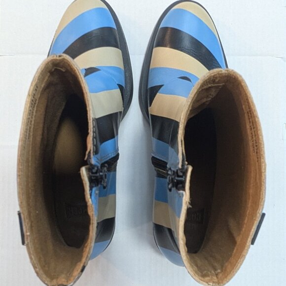 Leather, low-heeled boots - Size 38, 3 colours. Striking, practical, fun. - Picture 3 of 8